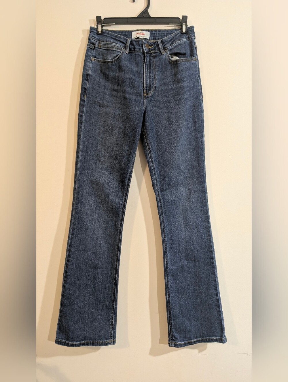 Wrangler Ladies' Bootcut Jeans, Dark Blue, 4